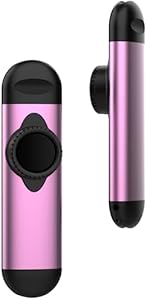 Kazoo for Adults and Kids with Adjustable Tone, Metal Kazoos with 10 Flute Diaphragms and Lanyards, Black Ssllretu