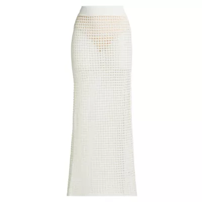 Brianna Open-Knit Maxi Skirt Nonchalant Label