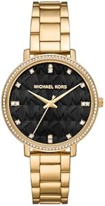 Michael Kors Pyper Three-Hand Gold-Tone Alloy Metal Women's Watch (Model: MK4593) Michael Kors