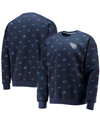 Мужская толстовка-пуловер с графическим рисунком Tennessee Titans Reid темно-синего цвета Tommy Hilfiger