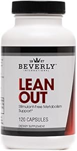 Beverly International Lean Out 120 caps. Fat Burner with Metabolic Support. Lipotropics. Choline, Carnitine, Chromium. Stimulant-Free Belly Fat Burner. Get Leaner. Use AM & PM, Stackable Diet Pills. Beverly International