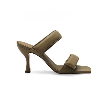 Gia x Pernille Perni 03 Two-Strap Padded Leather Sandals Gia Borghini