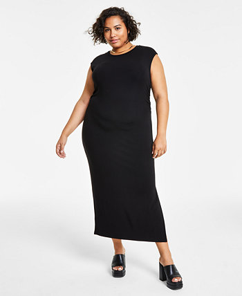 Платье-футболка без рукавов с круглым вырезом больших размеров, созданное для Macy's Bar III
