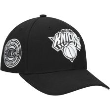 Men's Mitchell & Ness Black New York Knicks Panda Adjustable Hat Mitchell & Ness