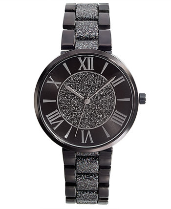 Женские черные часы с блестящим браслетом, 36 мм, созданные для Macy's I.N.C. International Concepts