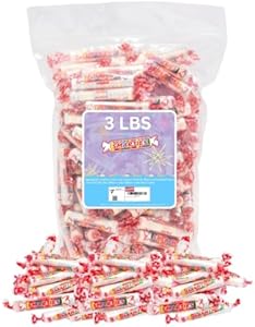 Smarties Candy Rolls Original Flavor Bulk Gluten Free & Vegan Delight | Classic Sweetness from Family Owned Since 1949 | Peanut Free Dairy Free & Allergen Free | Perfect for Halloween - 3 Pound Bag Smarties