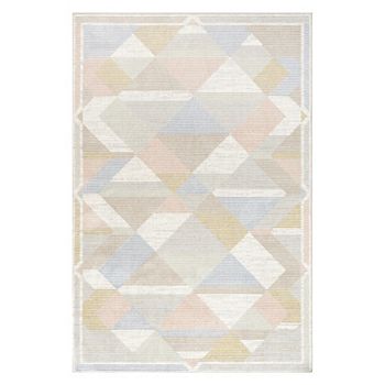 nuLOOM Ophelia Vintage Geometric Machine Washable Area Rug NuLOOM