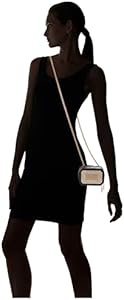 Karl Lagerfeld Paris Kosette Crossbody, Jet Black/Gold Karl Lagerfeld