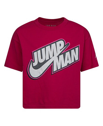 Футболка с коротким рукавом Big Girls Jump Man X Nike Jordan