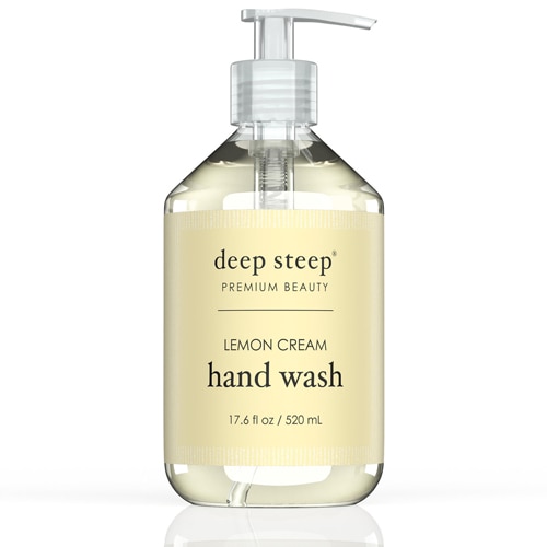 Deep Steep Premium Beauty Классический жидкий крем для мытья рук с лимоном -- 17,6 жидких унций Deep Steep