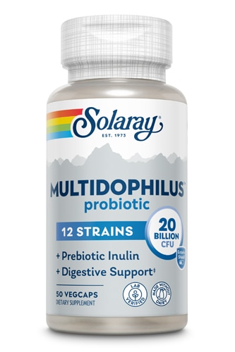 Multidophilus™ -- 20 billion CFU - 50 Enteric VegCaps Solaray