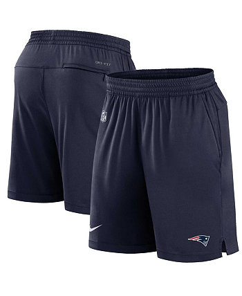 Мужские темно-синие шорты New England Patriots Sideline Performance Nike