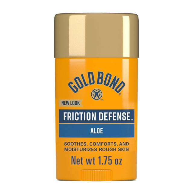 Friction Defense Gold Bond Anti Rozaduras con Aloe, Alternativa de Crema para Rozaduras, 1.75 oz Gold Bond