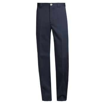 Fitted Double Knee Pants Lanvin