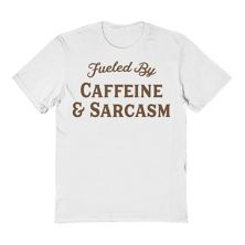 Men's COLAB89 by Threadless Fueled By Caffeine and Sarcasm Graphic Tee COLAB89 by Threadless