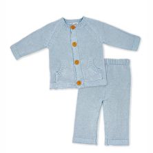 Baby Boys 2 Piece Knit Cardigan Set Baby Mode Signature