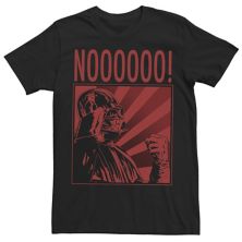 Мужская футболка с рисунком Дарта Вейдера Star Wars Yelling Poster Star Wars