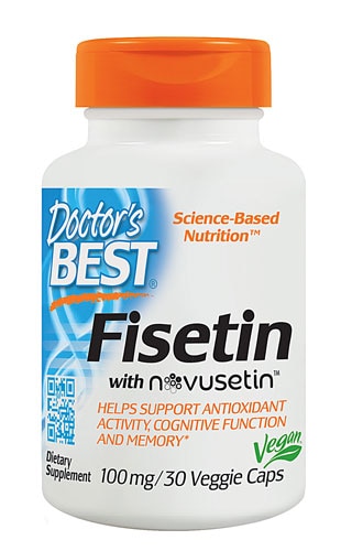 Fisetin с Novusetin™ -- 100 мг -- 30 вег. капсул Doctor's Best