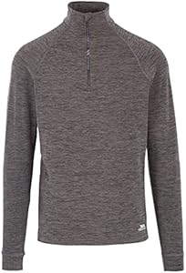 Trespass Mens Harold Half Zip Fleece Top Trespass