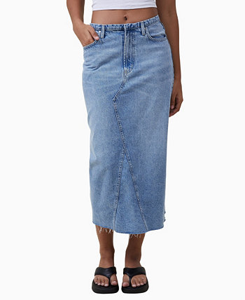 Женская макси-юбка из джинсовой ткани COTTON ON