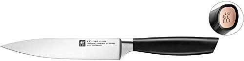 ZWILLING All Star 6-inch Razor-Sharp German Utility Knife, Tomato Knife, Made in Company-Owned German Factory with Special Formula Steel perfected for almost 300 Years, Dishwasher Safe, Black End Cap Zwilling