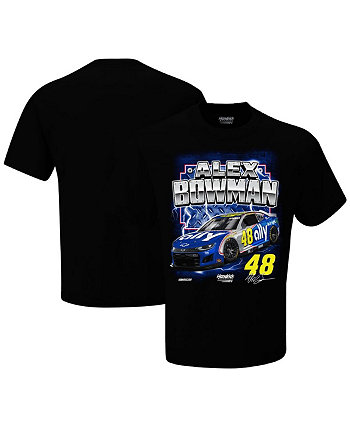 Мужская Джерси Hendrick Motorsports Team Collection Alex Bowman Ally Darlington Throwback T-Shirt Hendrick Motorsports Team Collection