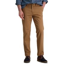 Мужские брюки Haggar® Life Khaki™ Comfort-Chino без защипов HAGGAR