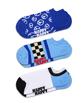 Комплект из 3 носков Peace No Show Happy Socks