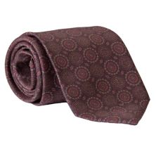 Moretti - Extra Long Printed Silk Tie For Men Elizabetta