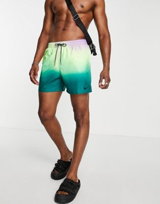 Фиолетово-синие шорты для плавания Nike Swim Explore шириной 5 дюймов с принтом тай-дай Nike