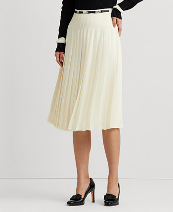 Женская плиссированная юбка-трапеция с поясом Ralph Lauren