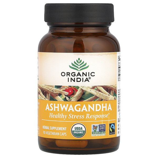 Ashwagandha - 90 вегетарианских капсул - Organic India Organic India