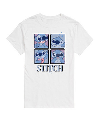 Trendy Juniors Lilo and Stitch grid Graphic Tee Hybrid Apparel