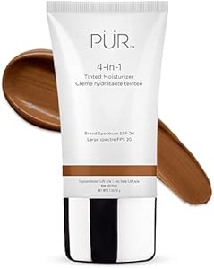 PÜR Beauty 4-in-1 Tinted Moisturizer With SPF 20 - Hydrating Face Moisturizer, Primer, & Foundation With Shea Butter, Aloe Vera & Vitamin B3 - Vegan Friendly - Free of Paraben, Gluten & BPA PUR MINERALS