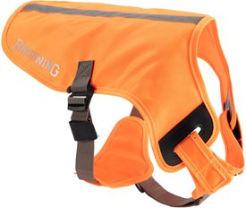 Browning Full Coverage Dog Safety Vest, Orange/Black, Large Browning