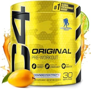 Cellucor C4 Original Pre Workout Powder (Порошок) ICY Blue Razz - Vitamin C for Immune Support - Sugar Free Preworkout Energy for Men & Women - 150mg Caffeine Plus Beta Alanine Plus Creatine - 30 Servings (Порции) Cellucor