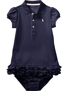 Платье-поло с оборками и шаровары (для младенцев) Polo Ralph Lauren