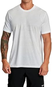 RVCA Men's Va Mark Short Sleeve Dri-Release T-Shirt Rvca