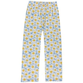 Large Daisies Printed Women's Adult Sleep Pant MCCC Sportswear