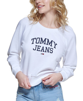 Женская укороченная толстовка с логотипом Tommy Jeans