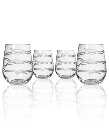 Good Vibrations Stemless 17Oz - Набор из 4 стаканов Rolf Glass