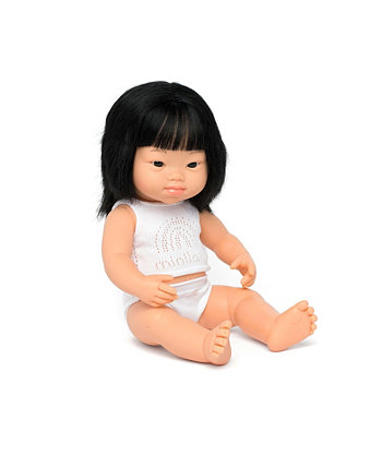 Азиатская кукла для девочки 15 дюймов с синдромом Дауна Miniland