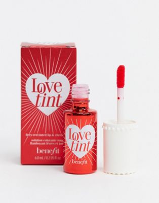 Benefit Cosmetics Lovetint Огненно-красный краситель для губ и щек Benefit