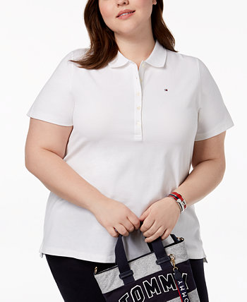 Рубашка поло большого размера из пике, созданная для Macy's Tommy Hilfiger