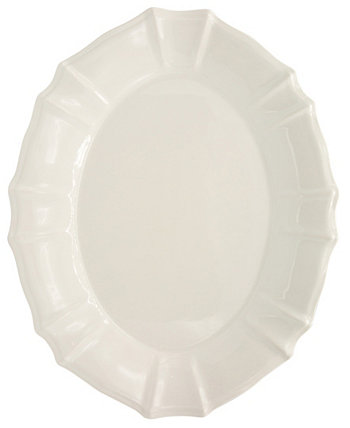 Хлоя белое овальное блюдо Euro Ceramica