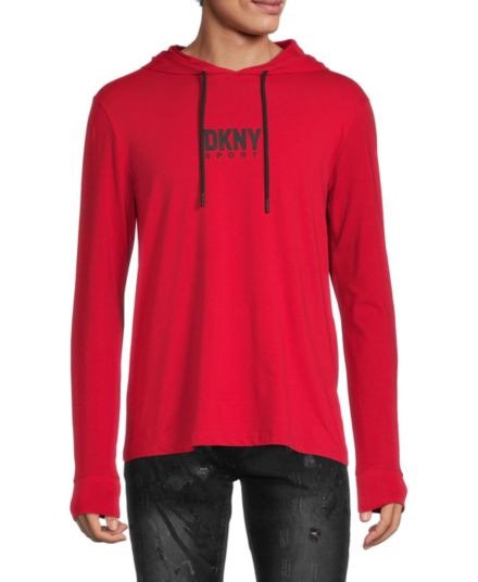 Худи с графическим логотипом DKNY Sport