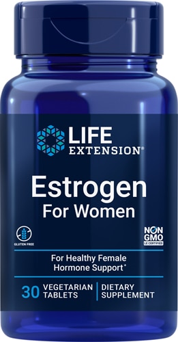 Life Extension Натуральный эстроген — 30 вегетарианских таблеток Life Extension