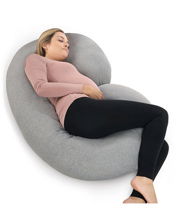 Подушка для беременных с чехлом из джерси, подушка для всего тела в форме C PharMeDoc