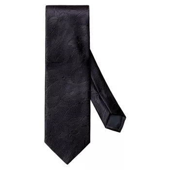 Жаккардовый шелковый галстук с цветочным принтом Eton