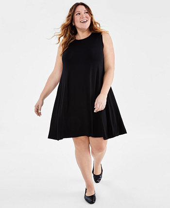 Трикотажное платье-шлёпанцы без рукавов больших размеров, созданное для Macy's Style & Co
